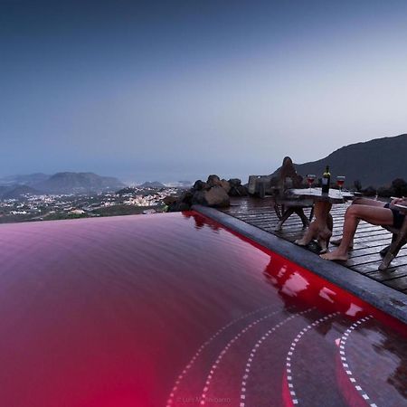 Historic Canarian House, Private Heated Infinity Pool, Bbq, Wifi + Panoramic Ocean Views Arona  Exterior foto