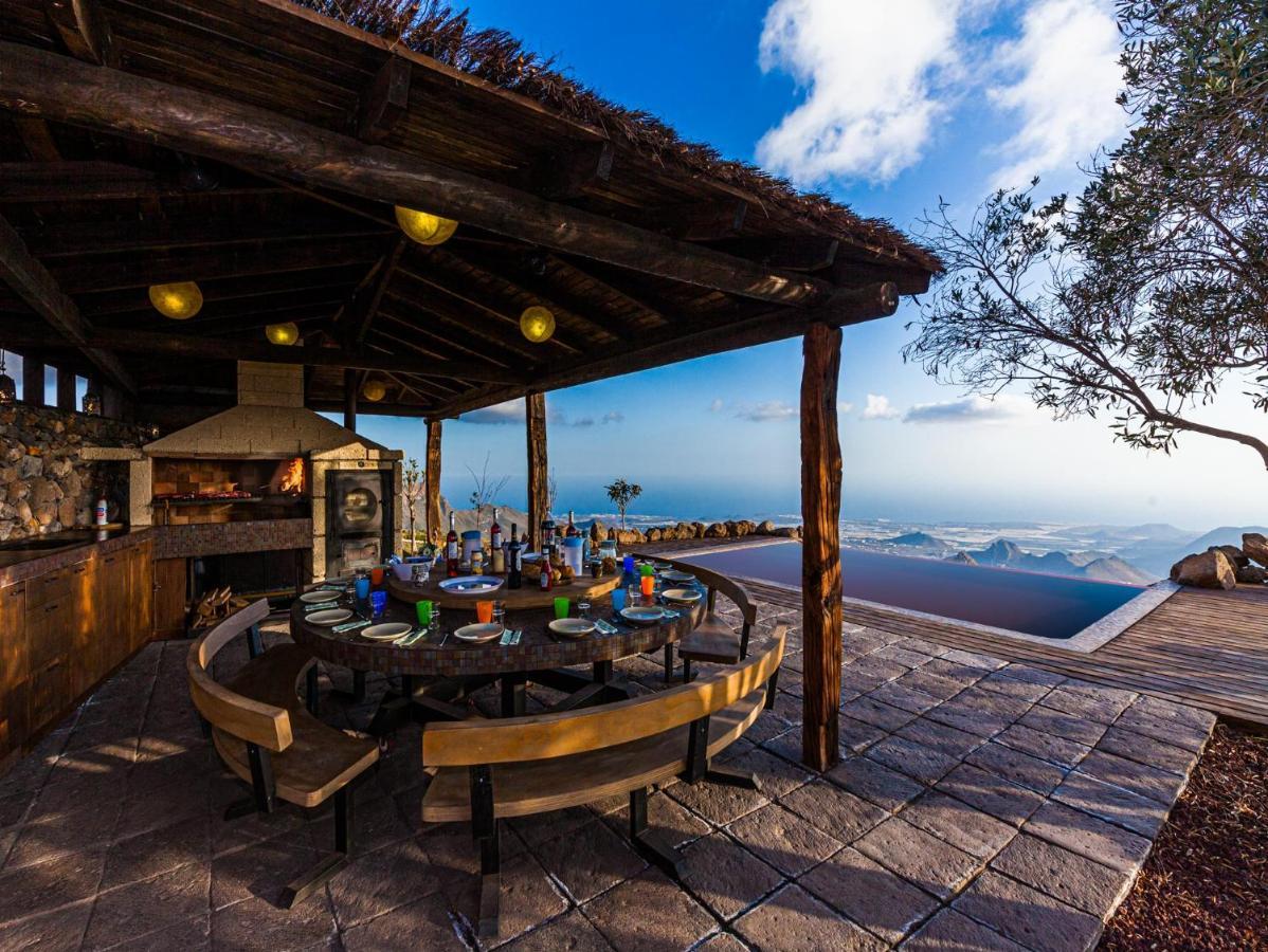 Historic Canarian House, Private Heated Infinity Pool, Bbq, Wifi + Panoramic Ocean Views Arona  Exterior foto